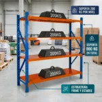 Rack Industrial 800KG - Imagen 3