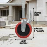 Set de ruedas para Andamios - Imagen 4